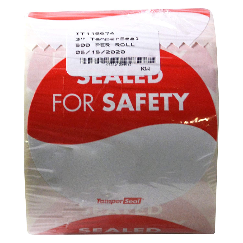 DayMark Safety Systems TamperSeal Tamper-Evident 2" x 4" Writable Delivery Label (Roll of 500)