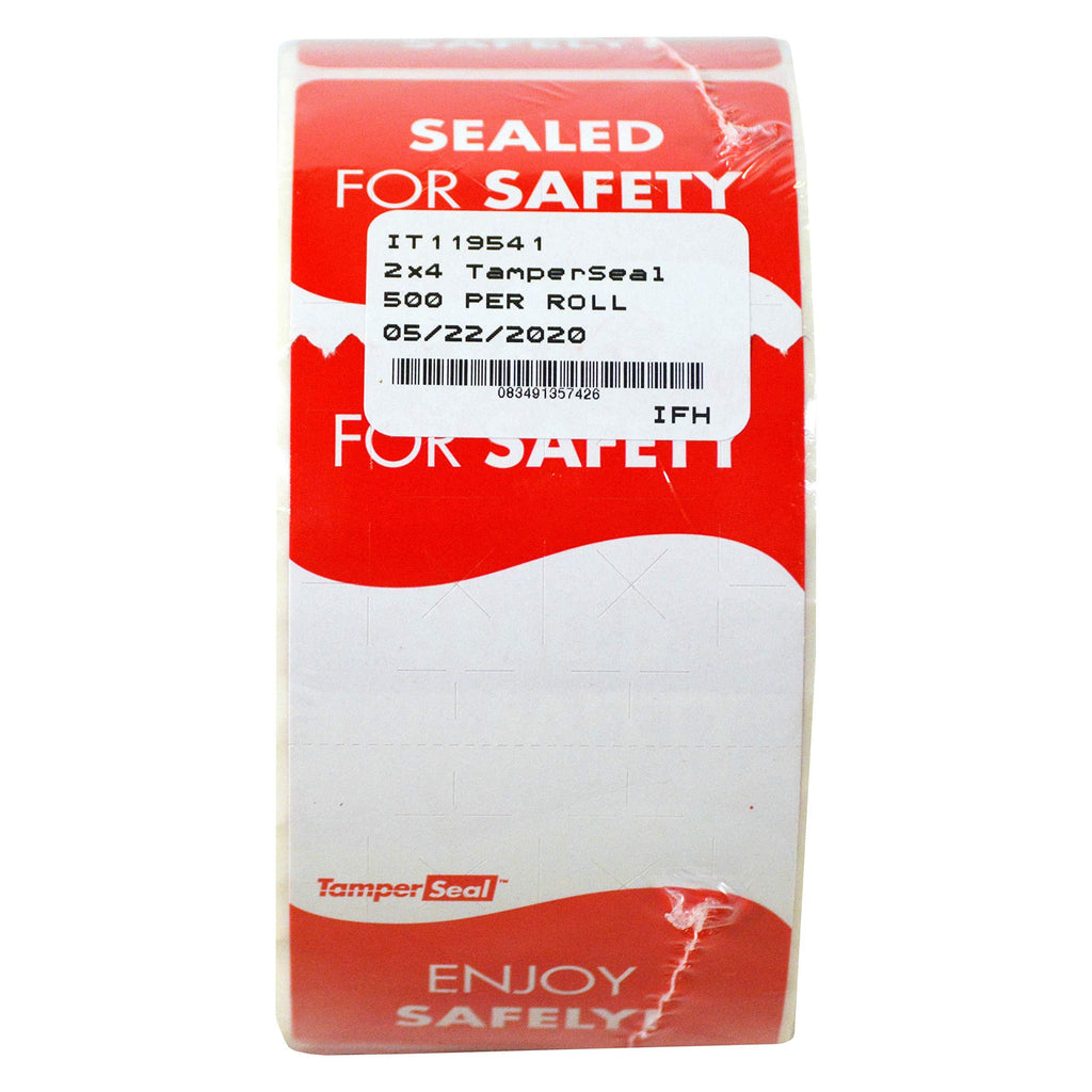 DayMark Safety Systems TamperSeal Tamper-Evident 2" x 4" Writable Delivery Label (Roll of 500)